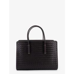 Barbara leather handbag with Intrecciato motif