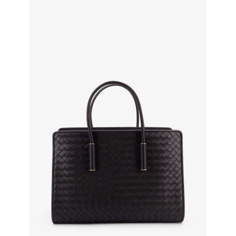 Barbara leather handbag with Intrecciato motif