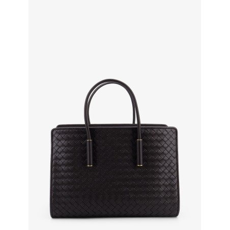 Barbara leather handbag with Intrecciato motif