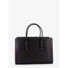 Barbara leather handbag with Intrecciato motif
