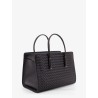 Barbara leather handbag with Intrecciato motif