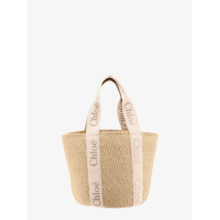 Woody raffia shoulder bag