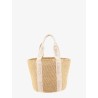 Woody raffia shoulder bag