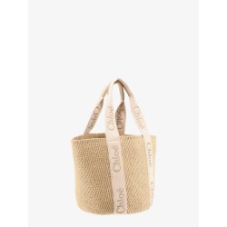 Woody raffia shoulder bag
