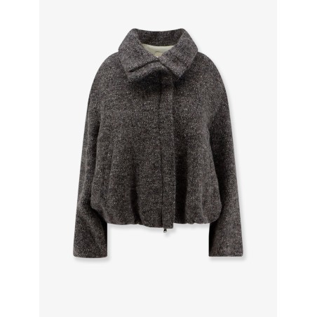 Virgin wool, cotton and alpaca jacket