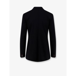 Single-breasted stretch virgin wool blazer