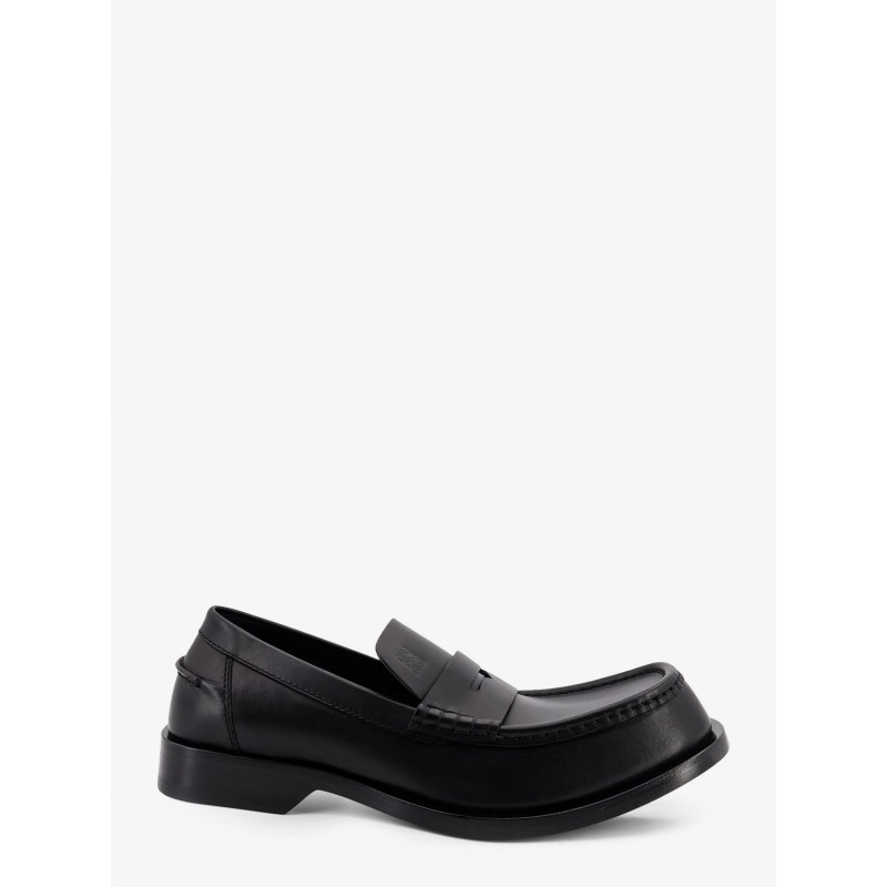 Bobine leather loafers with engraved Anagram logo