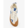 Grip nylon and suede sneakers with contrasting logo on the side