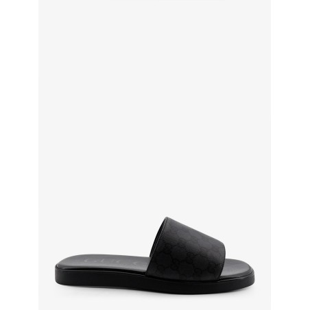 Denim sandals with GG motif