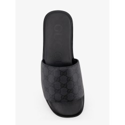 Denim sandals with GG motif