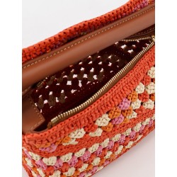 Paula's Ibiza-Puzzle Edge multicolor crochet handbag