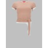 T-SHIRT A COSTINE CON LACCI