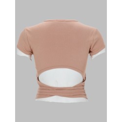 T-SHIRT A COSTINE CON LACCI
