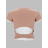 T-SHIRT A COSTINE CON LACCI