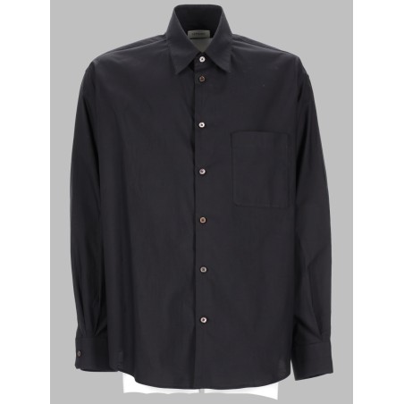 CAMICIA IN COTONE MISTO SETA