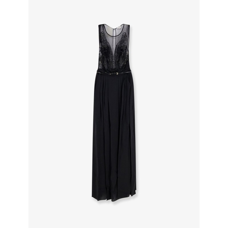 Red Carpet long dress with belt