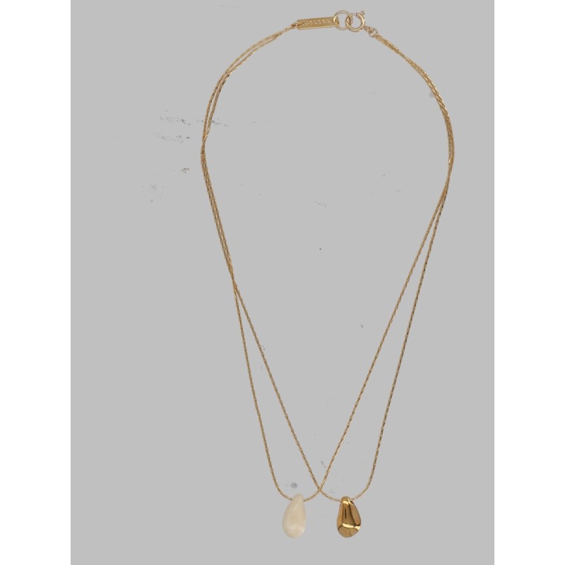 COLLANA "IMALA" CON DOPPIO PENDENTE