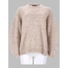 MAGLIA IN FILATO BOTTONATO CON LUREX
