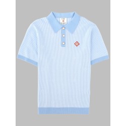 POLO IN MAGLIA A RIGHE