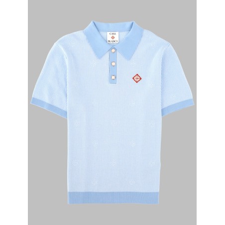 POLO IN MAGLIA A RIGHE