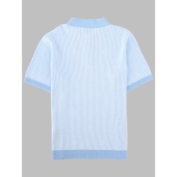 POLO IN MAGLIA A RIGHE