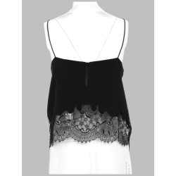 TOP CON PIZZO E CRISTALLI