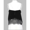 TOP CON PIZZO E CRISTALLI