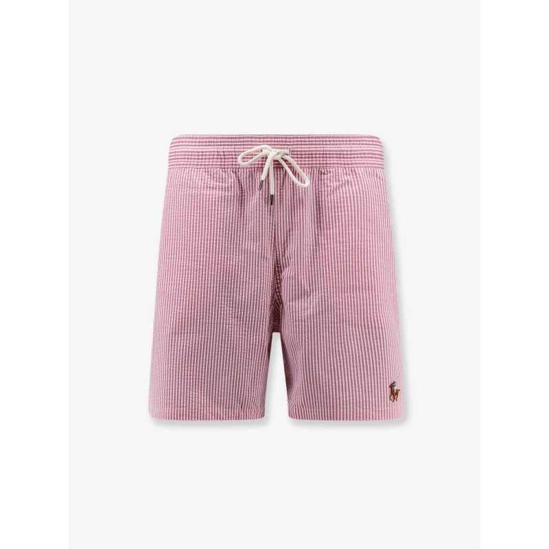 Cotton blend swim trunks