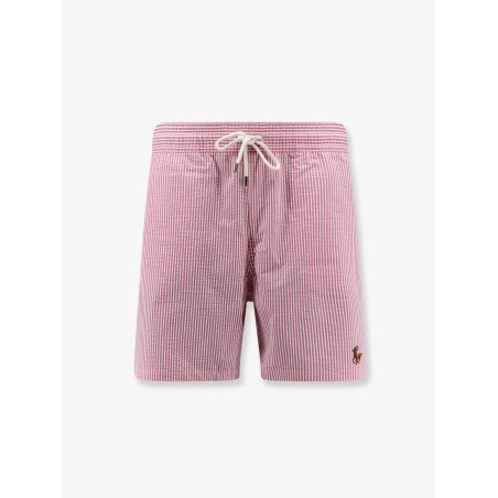 Cotton blend swim trunks