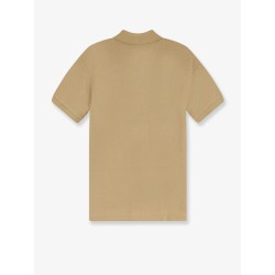 Cotton polo shirt with frontal logo embroidery