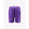 Nylon swim trunks with embroidered logo