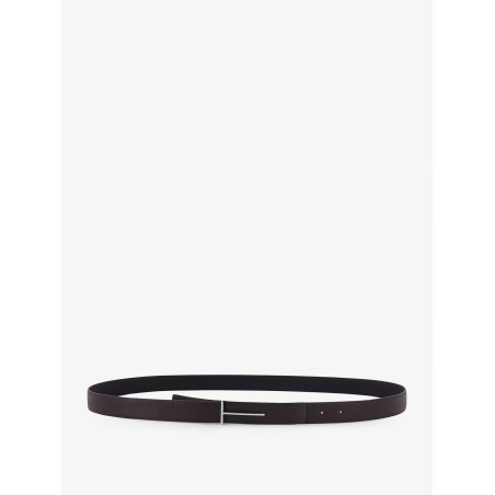 Hammered leather belt
