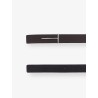Hammered leather belt