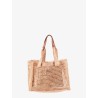 East-West Summer Banana Raffia Shoulder Bag