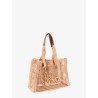 East-West Summer Banana Raffia Shoulder Bag