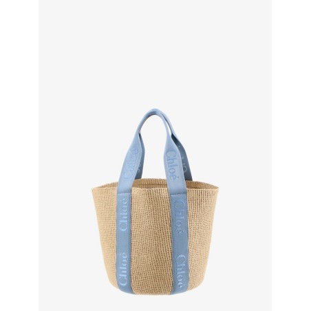 Woody Raffia Shoulder Bag