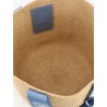 Woody Raffia Shoulder Bag