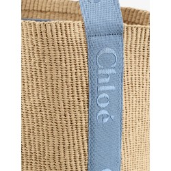 Woody Raffia Shoulder Bag