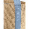 Woody Raffia Shoulder Bag