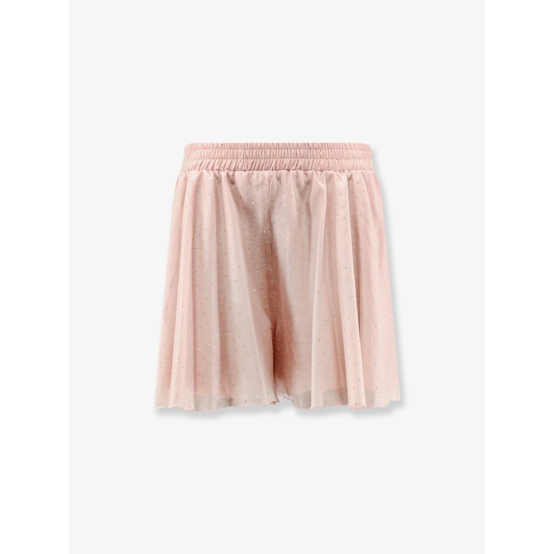 Shorts with rhinestones