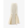 Shantung long skirt