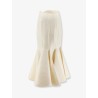 Shantung long skirt