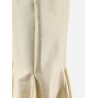 Shantung long skirt