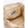 Vanity cotton handbag with all-over embroidery