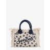 Vanity cotton handbag with all-over embroidery