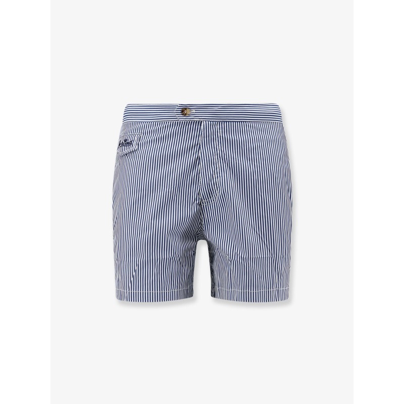 Harrys nylon swim shorts with striped print