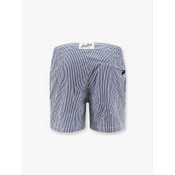 Harrys nylon swim shorts with striped print