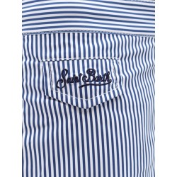 Harrys nylon swim shorts with striped print