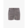 Nylon swim shorts with micro-pattern