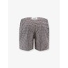 Nylon swim shorts with micro-pattern